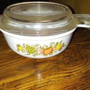 Pyrex Corning Ware Spice of life Grab it Oven safe Ruler in photos Vintage
